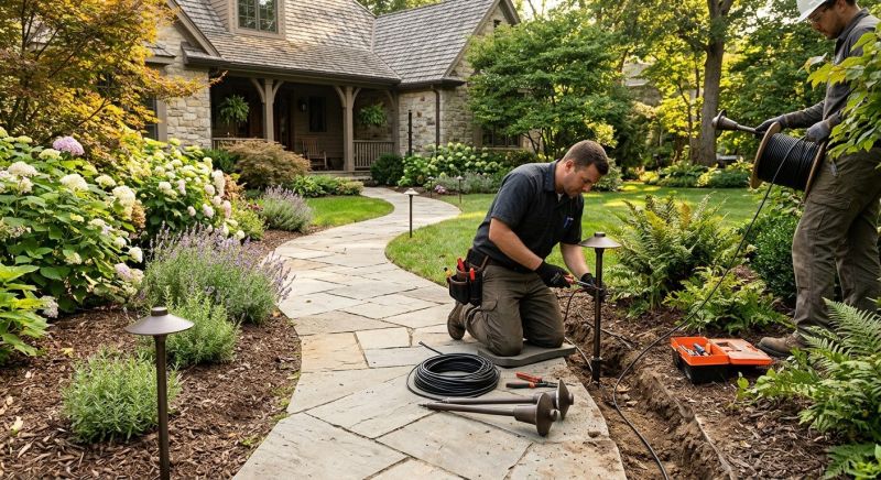 Step Lighting Installation in Kansas City, KS